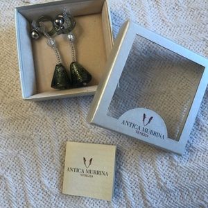 Beautiful and unique earrings. Like new glass jewelry